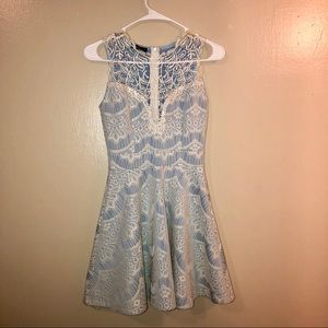 Mini dress light blue